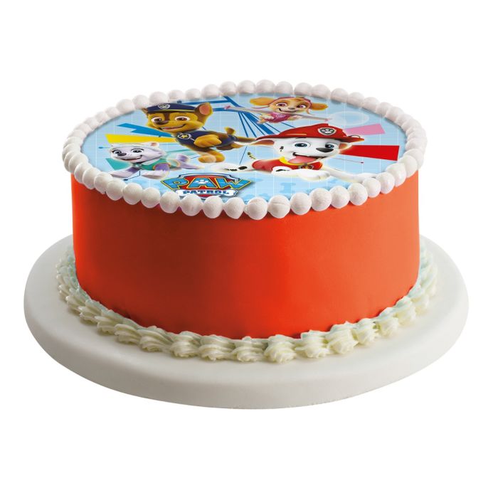 Disque en sucre Joyeux Anniversaire pour gâteau de 20 cm
