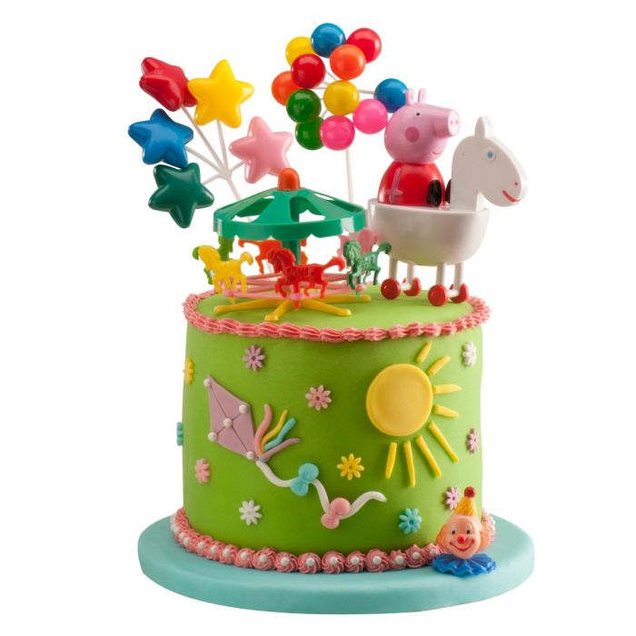 décor en pique pour gâteau premier anniversaire happy birthday