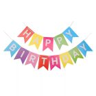 Happy Birthday garland - Multicolor