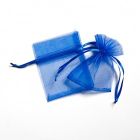 Royal blue organza pouches (10 pieces)
