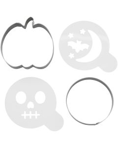 Emporte-pièces et Pochoirs - Halloween (4pcs)