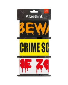 Rubans - Crime Scene/Beware/Zombie Zone - 3x5m (3pcs)