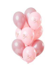 Ballons latex - Birthday rose - 33cm (12pcs)