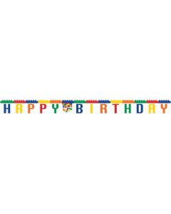 Guirlande - Happy Birthday - Lego (2m30)