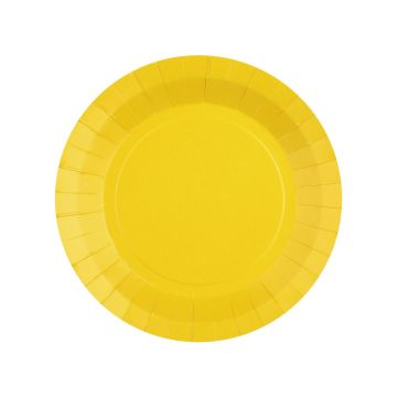 Plain plates - 17.5 cm - Yellow