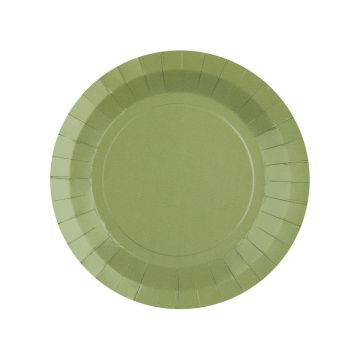 Plain plates - 17.5 cm - Sage