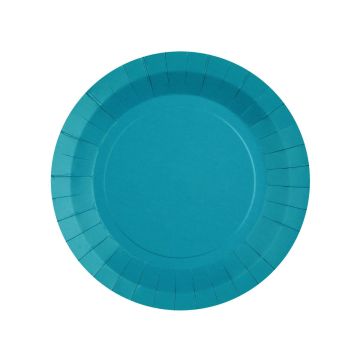 Plain plates - 17.5 cm - Aqua