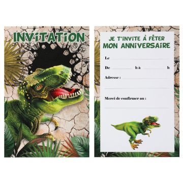 Invitations - Dinosaures 