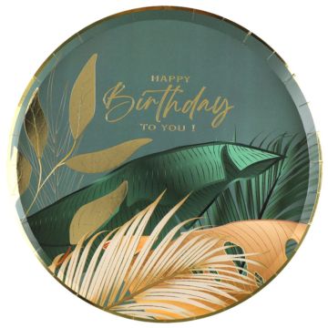 Assiette - Birthday Jungle