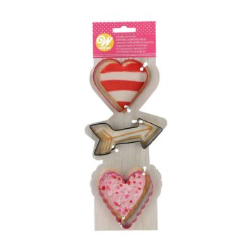 Coin cutters - Valentine's Day (3pcs)