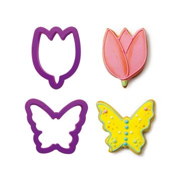 Ausstecher - Schmetterling Tulpe