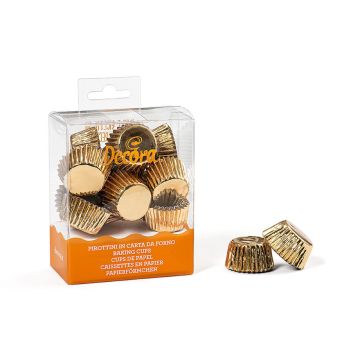 Mini Cupcake Cases - Gold (180pcs)