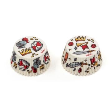 Caissettes à cupcake - Chevaliers