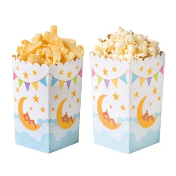 Boite à popcorn - Lune (6pcs)