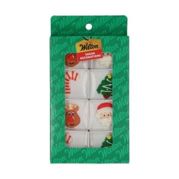 Zuckerdekorationen - Frohe Weihnachten