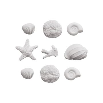 Sugar decorations - Shells (45pcs)