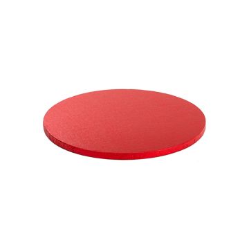 Red Round Tray 25cm (12mm)