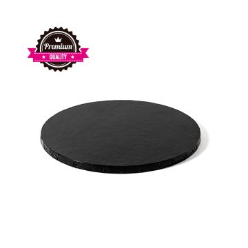 Black Round Tray 25cm (12mm)