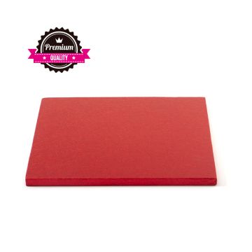 Tablett Quadratisch Rot 30x30cm (12mm)