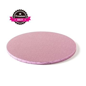 Plateau Rond Rose Clair (12mm)