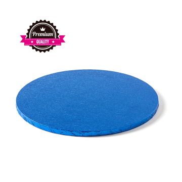 Dark blue round tray (12mm)