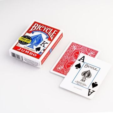 Cartes Bicycle Jumbo - Rider Back 1 Pack - Rouge