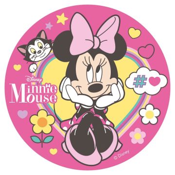 Disque comestible - Minnie Mouse (20cm)