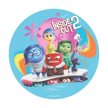 Disque en azyme - Inside Out 2 (20cm)