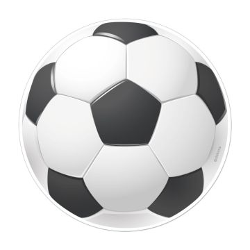 Essbare Scheibe - Fußball (20cm)