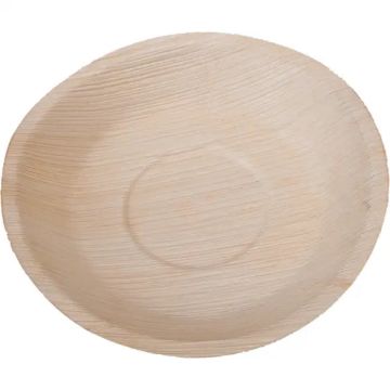 Round palm leaf plates (25pcs)