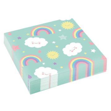 Towels - Rainbow and cloud (20 pieces)