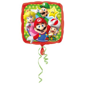 Ballon alu - Super Mario 43cm