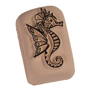 Temporary tattoo stone L - Seahorse