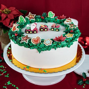 Sugar decorations - Christmas train