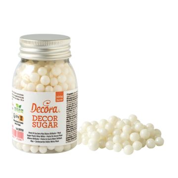 Maxi Perles en sucre - Blanc Brillant (100g)