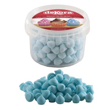 Décos en sucre - Mini Meringue Bleu (90gr)