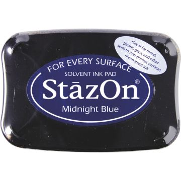 Coussin encreur - StazOn - Bleu Nuit