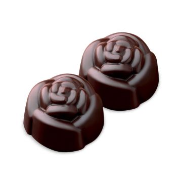 Silikonform für Schokolade - Rose