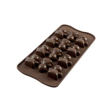 Silikonform für Schokolade - Mood