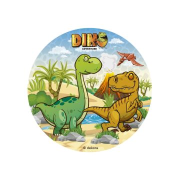 Disque comestible - Dinosaures (15cm)