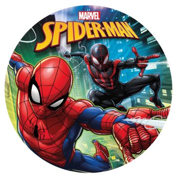 Essbare Scheibe - Spiderman (20cm)