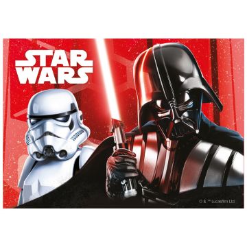 Essbare Dekoration Rechteck - Star Wars (14x21 cm)