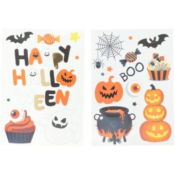 Sticker für Fenster - Happy Halloween (23 Stck.)
