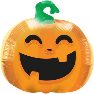 Alu Balloon - Pumpkin 56cm (1pce)