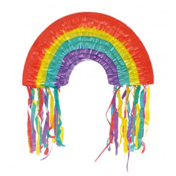 Piñata zum Ziehen - Rainbow