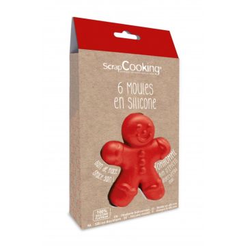 Ginger Silicone Mold - (6 cavities)