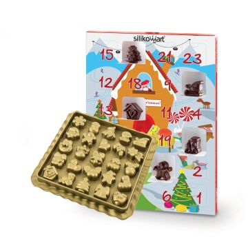 Schokoladenform und Adventskalender - Xmas Countdown