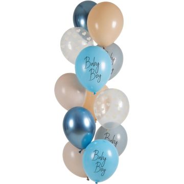 Latex balloons - Baby Boy - 33cm (12pcs)