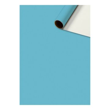 Papier Cadeau - Uni Bleu Clair (5m)