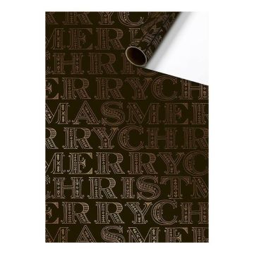 Papier Cadeau - Christmas Noir (1.5m)